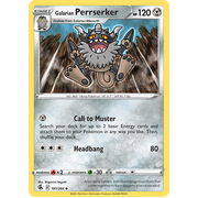 Galarian Perrserker Uncommon 181/264 Fusion Strike Singles
