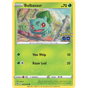 Reverse Holo Bulbasaur 001/078 Common Pokemon Go Pokemon Card Single