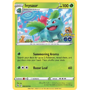 Reverse Holo Ivysaur 002/078 Uncommon Pokemon Go Pokemon Card Single