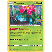 Reverse Holo Venusaur 003/078 Holo Rare Pokemon Go Pokemon Card Single