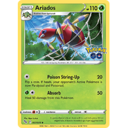 Reverse Holo Ariados 007/078 Uncommon Pokemon Go Pokemon Card Single