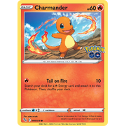 Reverse Holo Charmander 008/078 Common Pokemon Go Pokemon Card Single