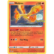 Moltres 012/078 Holo Rare Pokemon Go Pokemon Card Single