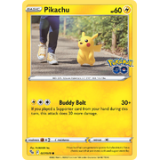 Reverse Holo Pikachu (27) 027/078 Common Pokemon Go Pokemon Card Single