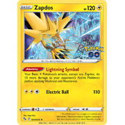 Reverse Holo Zapdos 029/078 Holo Rare Pokemon Go Pokemon Card Single