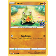 Reverse Holo Larvitar 037/078 Common Pokemon Go Pokemon Card Single