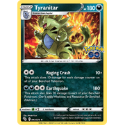 Tyranitar 043/078 Holo Rare Pokemon Go Pokemon Card Single