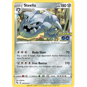 Reverse Holo Steelix 044/078 Uncommon Pokemon Go Pokemon Card Single