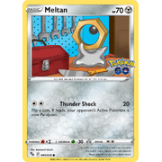 Reverse Holo Meltan 045/078 Common Pokemon Go Pokemon Card Single