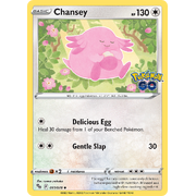 Chansey 051/078 Uncommon Pokemon Go Pokemon Card Single