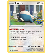 Reverse Holo Snorlax 055/078 Holo Rare Pokemon Go Pokemon Card Single