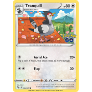 Tranquill 062/078 Common Pokemon Go Pokemon Card Single