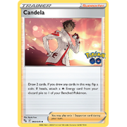 Reverse Holo Candela 065/078 Uncommon Pokemon Go Pokemon Card Single