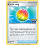 Reverse Holo Rare Candy 069/078 Uncommon Pokemon Go Pokemon Card Single