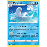 Reverse Holo Dewgong 034/196 Rare Lost Origin Single