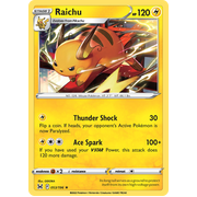Reverse Holo Raichu 053/196 Rare Lost Origin Single