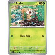Rowlet 013/197 Common Scarlet & Violet Obsidian Flames Card Reverse Holo