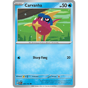 Carvanha 046/197 Common Scarlet & Violet Obsidian Flames Card Reverse Holo