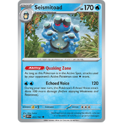 Seismitoad 052/197 Uncommon Scarlet & Violet Obsidian Flames Card