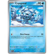 Cryogonal 055/197 Common Scarlet & Violet Obsidian Flames Card Reverse Holo