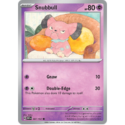 Snubbull 087/197 Common Scarlet & Violet Obsidian Flames Card Reverse Holo