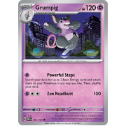 Grumpig 091/197 Uncommon Scarlet & Violet Obsidian Flames Card Reverse Holo