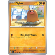 Diglett 103/197 Common Scarlet & Violet Obsidian Flames Card Reverse Holo