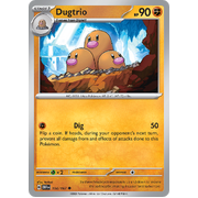 Dugtrio 104/197 Uncommon Scarlet & Violet Obsidian Flames Card Reverse Holo