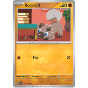 Rockruff 116/197 Common Scarlet & Violet Obsidian Flames Card Reverse Holo