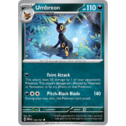 Umbreon 130/197 Uncommon Scarlet & Violet Obsidian Flames Card Reverse Holo