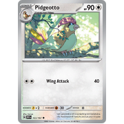 Pidgeotto 163/197 Uncommon Scarlet & Violet Obsidian Flames Card Reverse Holo