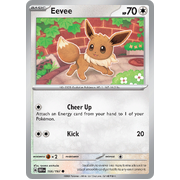 Eevee 166/197 Common Scarlet & Violet Obsidian Flames Card Reverse Holo