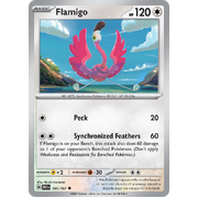 Flamigo 185/197 Uncommon Scarlet & Violet Obsidian Flames Card Reverse Holo