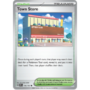 Town Store 196/197 Common Scarlet & Violet Obsidian Flames Card Reverse Holo
