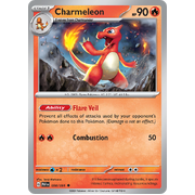 Reverse Holo Charmeleon 008/091 Uncommon Scarlet & Violet Paldean Fates Single Card