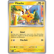 Reverse Holo Pikachu 018/091 Common Scarlet & Violet Paldean Fates Single Card