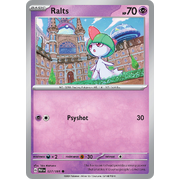 Reverse Holo Ralts 027/091 Common Scarlet & Violet Paldean Fates Single Card