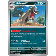 Mabosstiff 063/091 Holo Rare Scarlet & Violet Paldean Fates Single Card