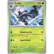 Reverse Holo Lokix 021/193 Holo Rare Paldea Evolved Pokemon Card