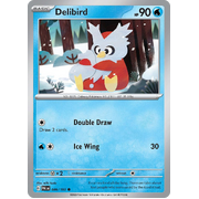 Delibird 046/193 Common Paldea Evolved Pokemon Card