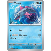 Reverse Holo Veluza 056/193 Rare Paldea Evolved Pokemon Card
