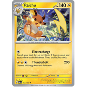 Reverse Holo Raichu 064/193 Uncommon Paldea Evolved Pokemon Card