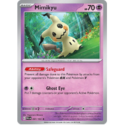 Reverse Holo Mimikyu 097/193 Rare Paldea Evolved Pokemon Card
