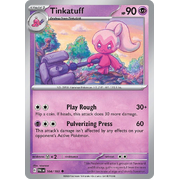Reverse Holo Tinkatuff 104/193 Uncommon Paldea Evolved Pokemon Card