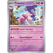 Tinkaton 105/193 Rare Paldea Evolved Pokemon Card