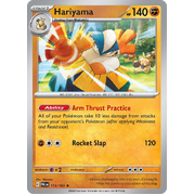 Reverse Holo Hariyama 113/193 Rare Paldea Evolved Pokemon Card