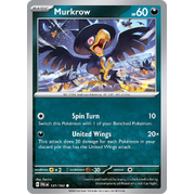 Murkrow 131/193 Common Paldea Evolved Pokemon Card