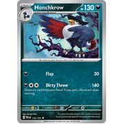 Reverse Holo Honchkrow 132/193 Uncommon Paldea Evolved Pokemon Card