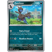 Zweilous 139/193 Uncommon Paldea Evolved Pokemon Card