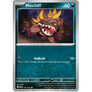 Reverse Holo Maschiff 141/193 Common Paldea Evolved Pokemon Card